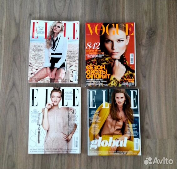 Журнал Vogue,elle, bazaar о моде стиле