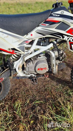 Питбайк kayo krz 140 17/14 как новый