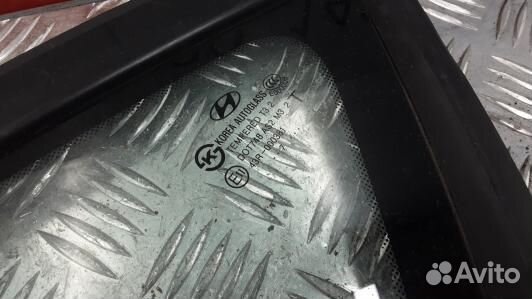 Стекло кузова боковое заднее левое hyundai I30 FD