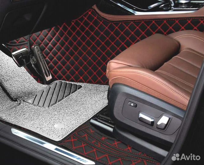 3D Коврики Audi A6 из Экокожи