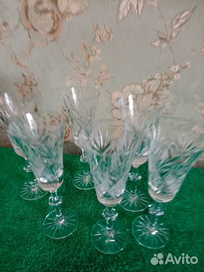 Хрустальные фужеры