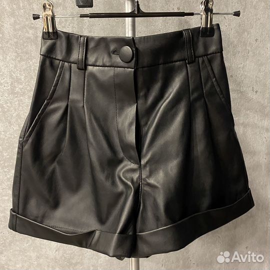 Шорты кожаные 40/42 женские
