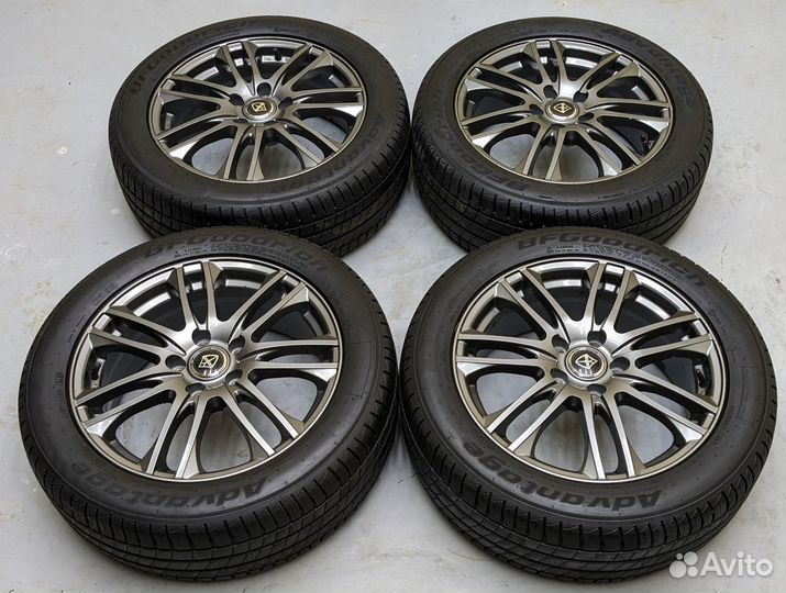 Колеса в сборе R-17 диски Weds Velva (5x114.3)