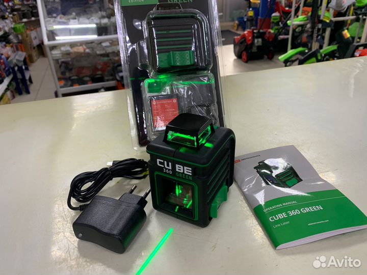 Уровень лазерный ADA cube 360 green basic edition