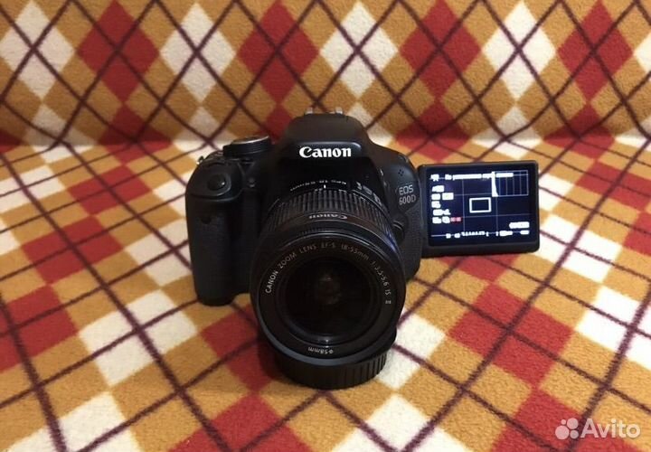 Зеркальный фотоаппарат canon eos 600d