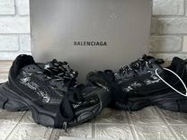 Кроссовки Balenciaga all black 3xl