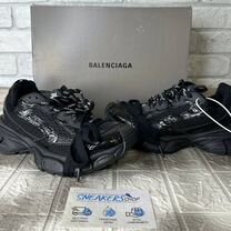 Кроссовки Balenciaga all black 3xl