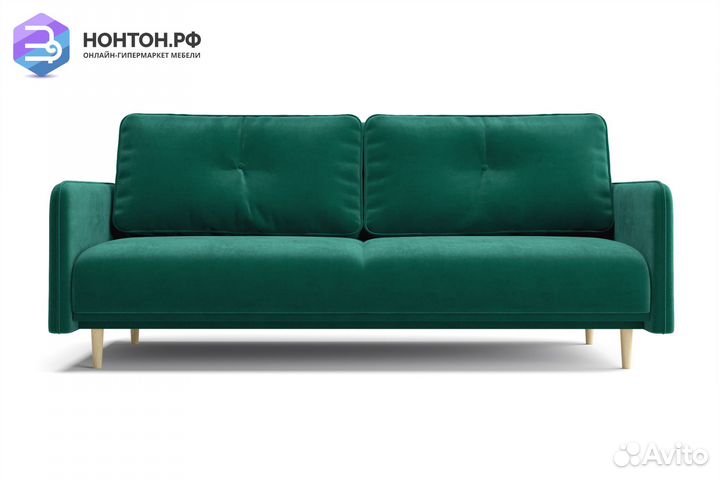 Диван книжка Эстет изумрудный