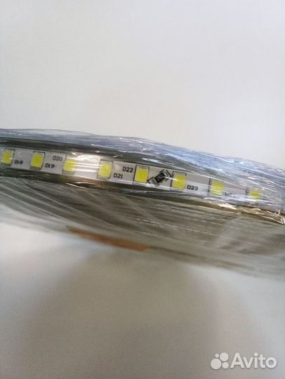 Светодиодная лента Ecola 10м, 220B, 9.6Вт, 6000К