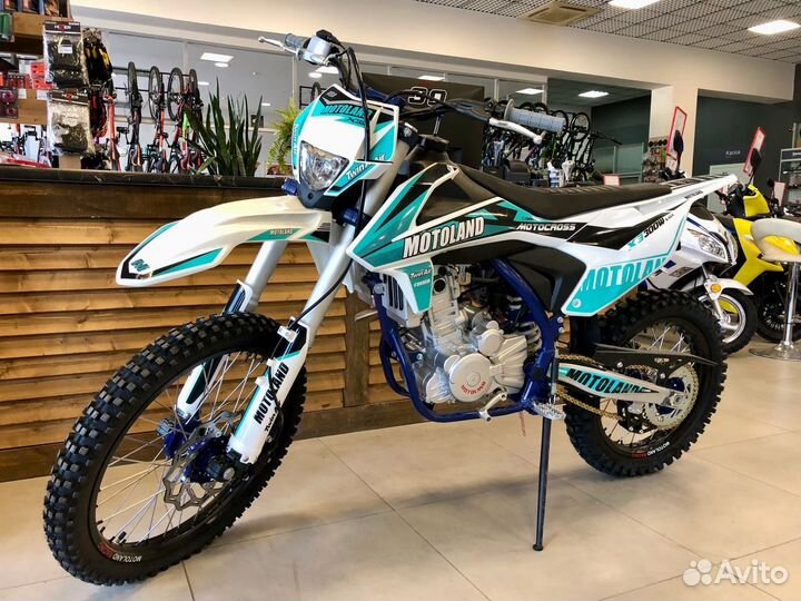 Мотоцикл Кросс Motoland X3 300W LUX (174MN-3)