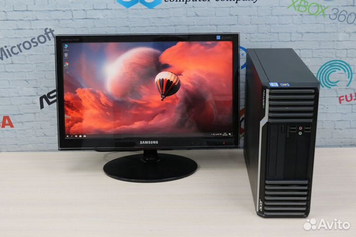 Компьютер acer Intel i3-2120/ 8Gb/ SSD 120GB