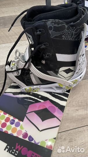 Сноуборд ботинки крепление 143