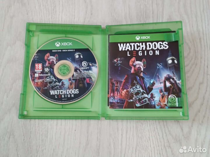 Диск с игрой watch dogs legion на Xbox one/s/x