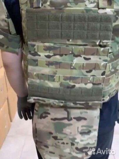 Бронежилет штурмовой+комплет бронеплит бр5 Мультик