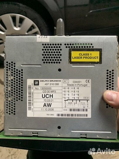 Магнитола opel astra h