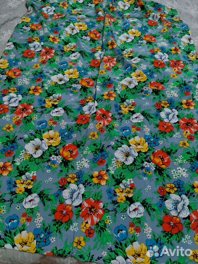 Ткань крепдешин натуральный шелк СССР