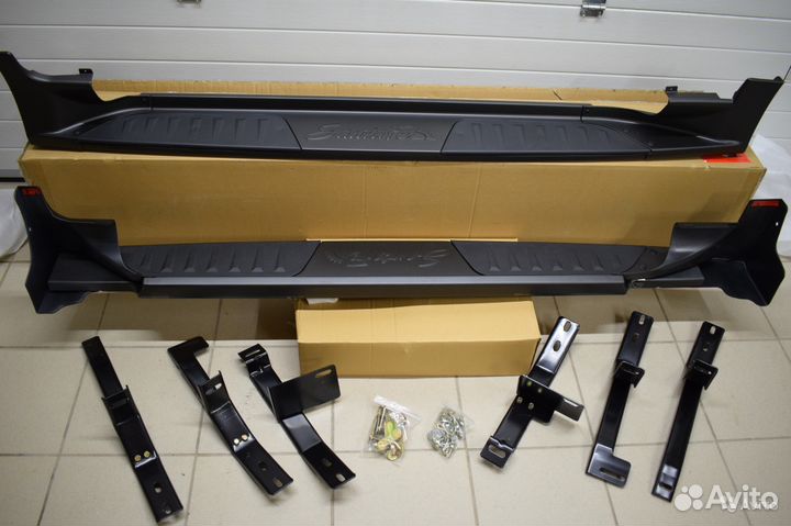 Hyundai Santa Fe 2006-2009г. пороги