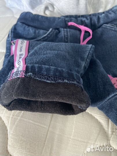 Теплый костюм на девочку 80