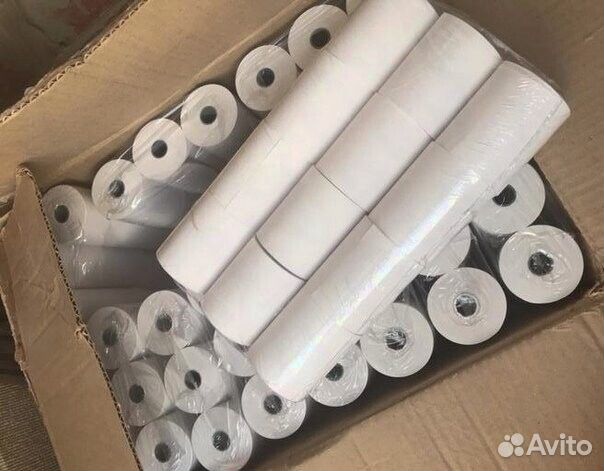 Кассовая чековая лента 57 30м в. диаметр 44мм