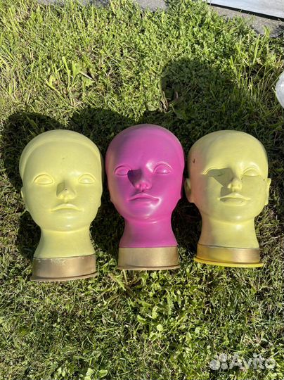 Голова манекен женская для шапок