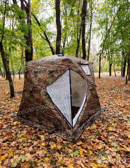 Палатка куб зимняя баня