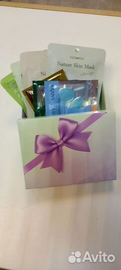 Подарочный набор для женщин(маски 5 шт +патчи 5 шт
