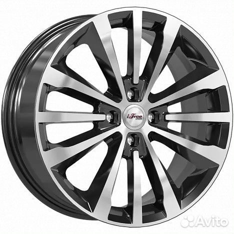 R17 4x100 7J ET37 D67,1 iFree Андерсен (кс912-00) Блэк Джек