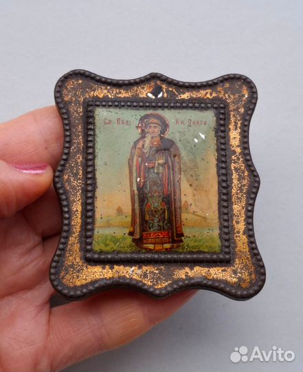 Икона Святая Великомученица княгиня Ольга, Жако