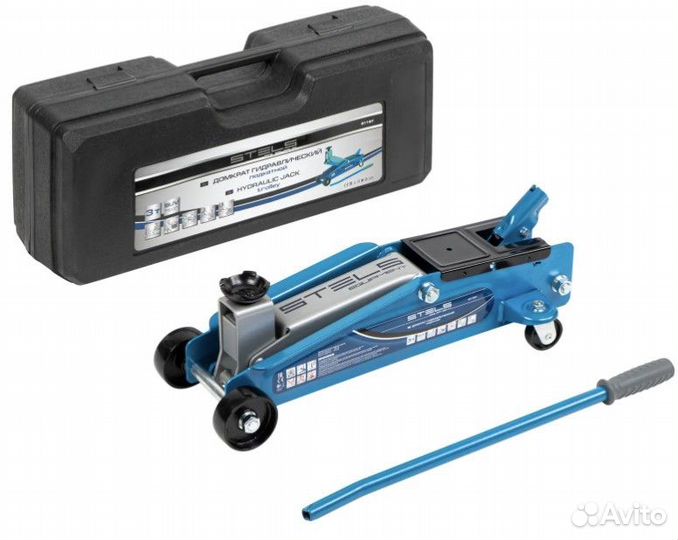 Домкрат Stels 3 тонны, подкатной для внедорожника