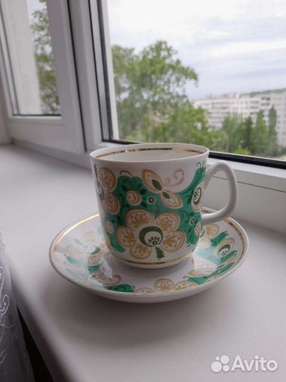 Винтаж.Кофейные пары,чайная пара,фарфор, молочники