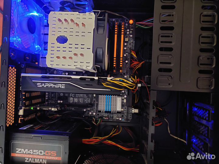 Игровой пк Intel Core i7/RX 570/16Gb/SSD