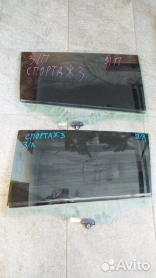 Стекло двери заднее левое Kia Sportage 3 2010-2015