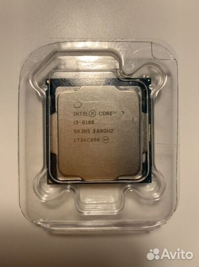 Процессор intel core i3 8100
