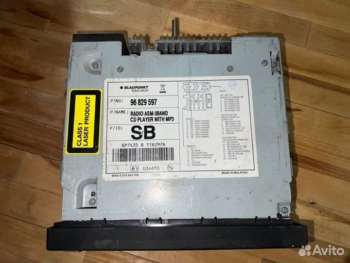 Штатная магнитола Лада Гранта 2015