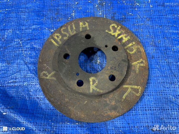 Тормозной диск на toyota ipsum SXM15 3SFE