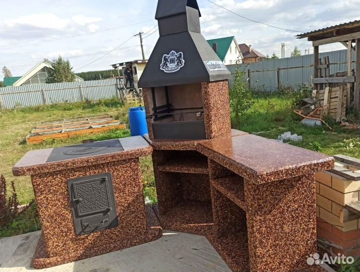 Модульные печи барбекю, гриль, мангал