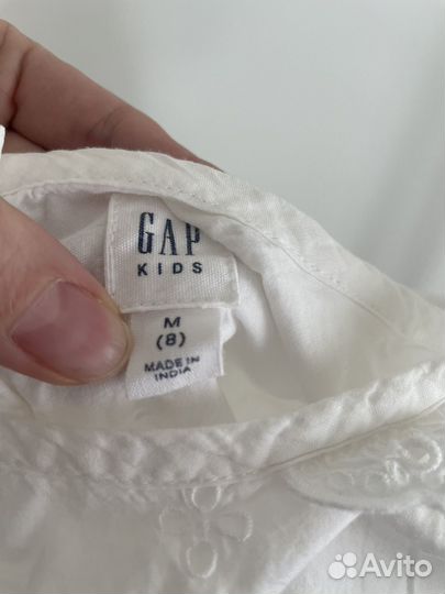 Платье белое 128-134 (7-9 л)