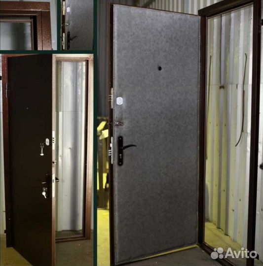 Входные двери эконом порошок+обивка дф-402