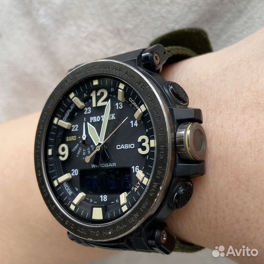 Часы наручные мужские casio PRO trek PRG-600YB-3E