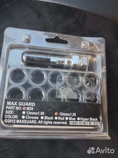 Колесные гайки 12х1.25 черные