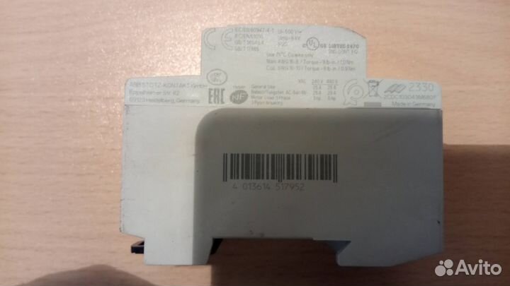 Контактор авв ESB25-40N 4HO, катушка 230В AC/DC