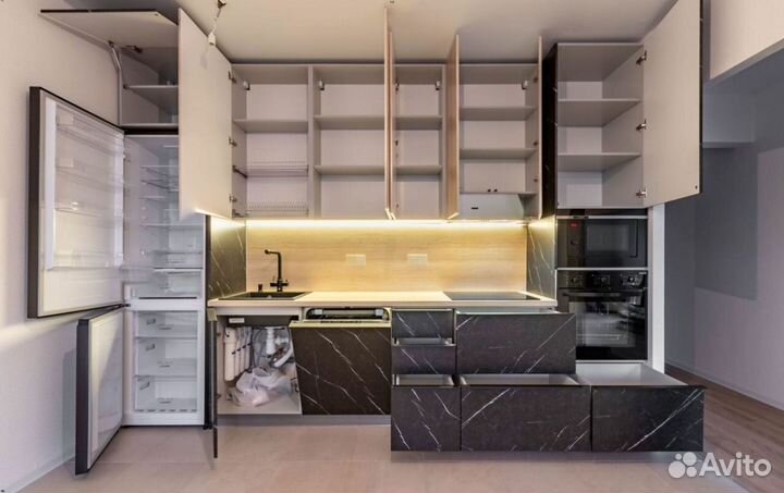 Кухни на заказ любой сложности