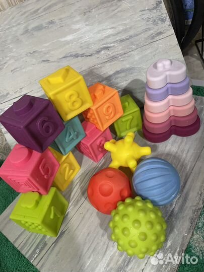 Развивающие игрушки, тактильные