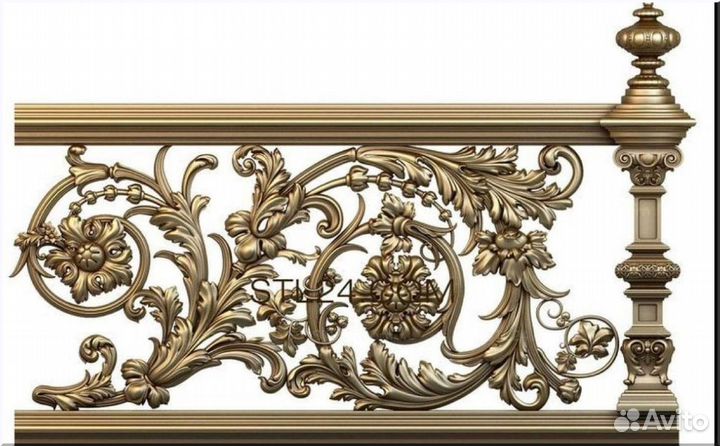 Кованые перила для лестниц