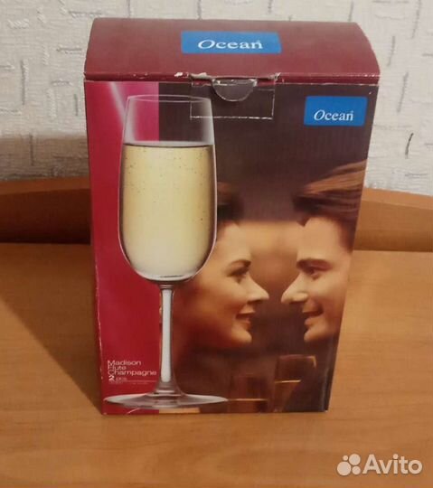 Фужеры для шампанского 2 шт