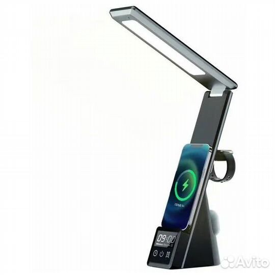 Desk lamp wireless charger 3в1