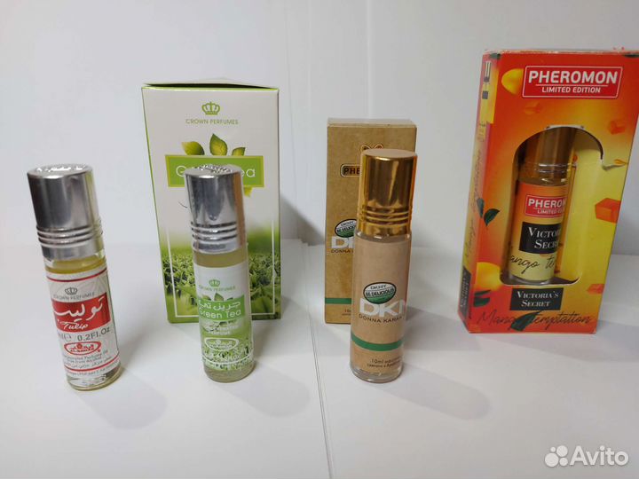 Масляные духи Tulip, GreenTea, dkny, Mango Temptat