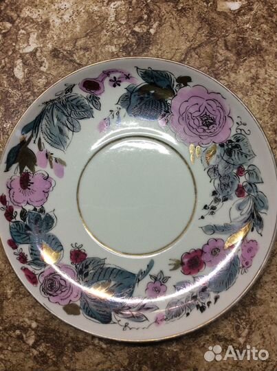 Блюдце лфз «Розы»