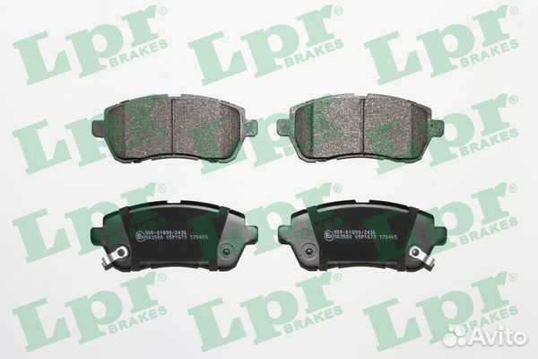 Колодки тормозные передние