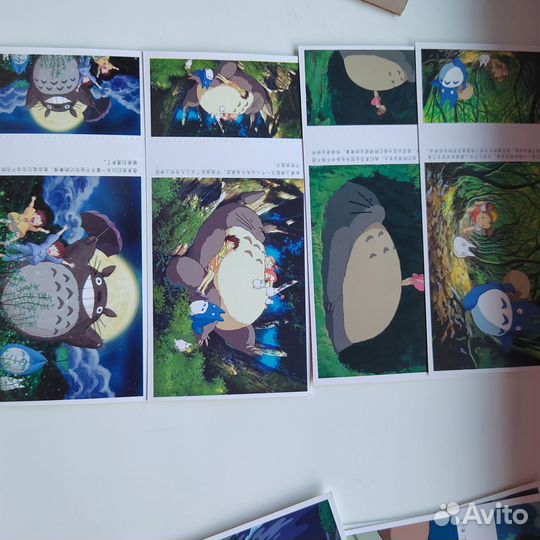 Аниме открытки карточки Хайяо Миядзаки